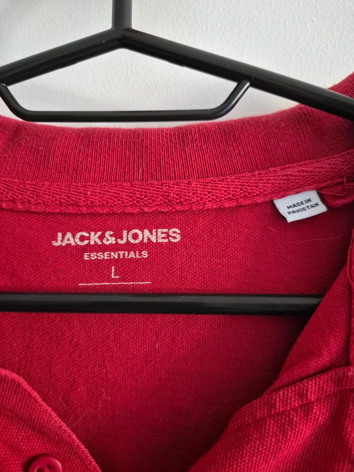Polo manches courtes Jack&Jones rouge L – photo 4